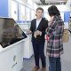 Wisdom Chan, co-founder and Chief Technology Officer of Chain Technology Development, introduced the Smart Pole applications based on Hybrid Reality Visualization & Management System to Mrs Carrie Lam Cheng Yuet-ngor, Chief Executive of Hong Kong SAR.