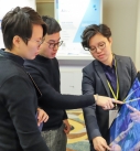 Our flagship product HRVMS is demonstrated with Ultra-Touch Table at the booth.