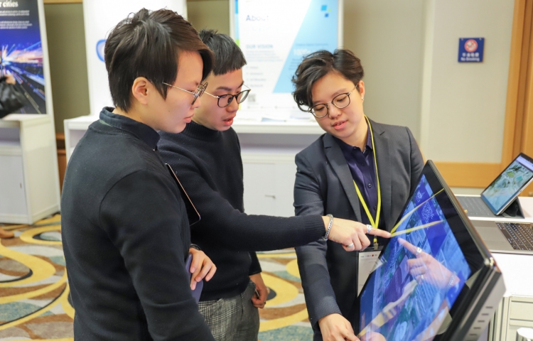 Our flagship product HRVMS is demonstrated with Ultra-Touch Table at the booth.